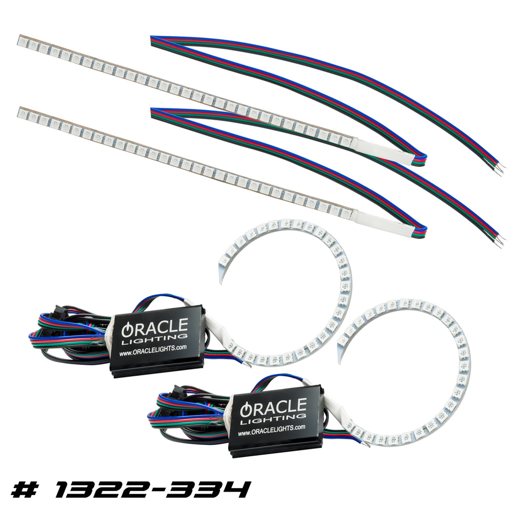 Oracle-15-17-Ford-Focus-RsSt-Drl-Upgrade-W-Halo-Kit---Colorshift-WO-Controller