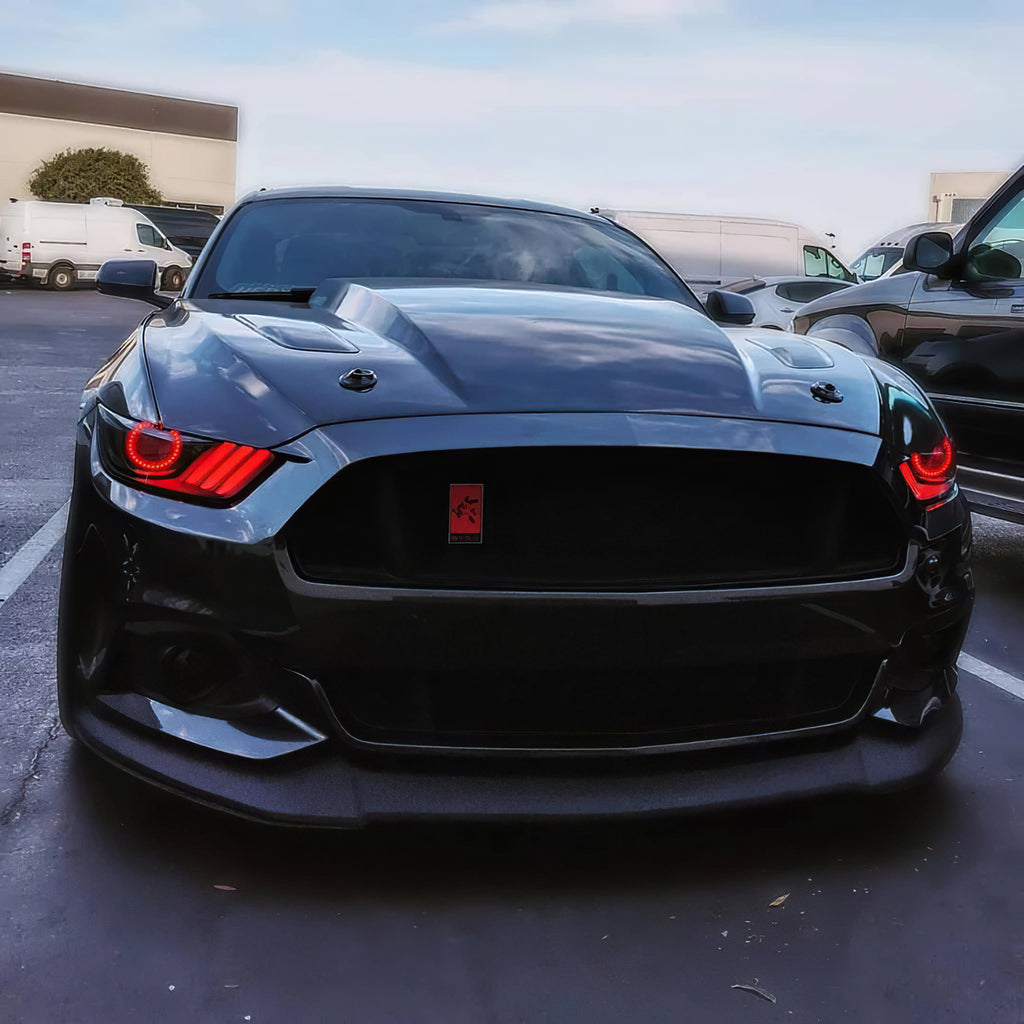 Oracle-15-17-Ford-Mustang-Dynamic-RgbA-Pre-Assembled-Headlights---Black-Edition---Colorshift