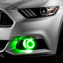Load image into Gallery viewer, Oracle-15-17-Ford-Mustang-Dynamic-RgbA-Projector-Surface-Mount-Fog-Light-Halo-Kit---Colorshift