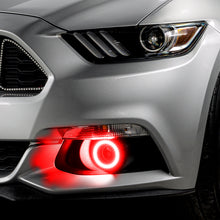 Load image into Gallery viewer, Oracle-15-17-Ford-Mustang-Dynamic-RgbA-Projector-Surface-Mount-Fog-Light-Halo-Kit---Colorshift