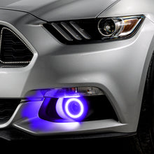 Load image into Gallery viewer, Oracle-15-17-Ford-Mustang-Dynamic-RgbA-Projector-Surface-Mount-Fog-Light-Halo-Kit---Colorshift