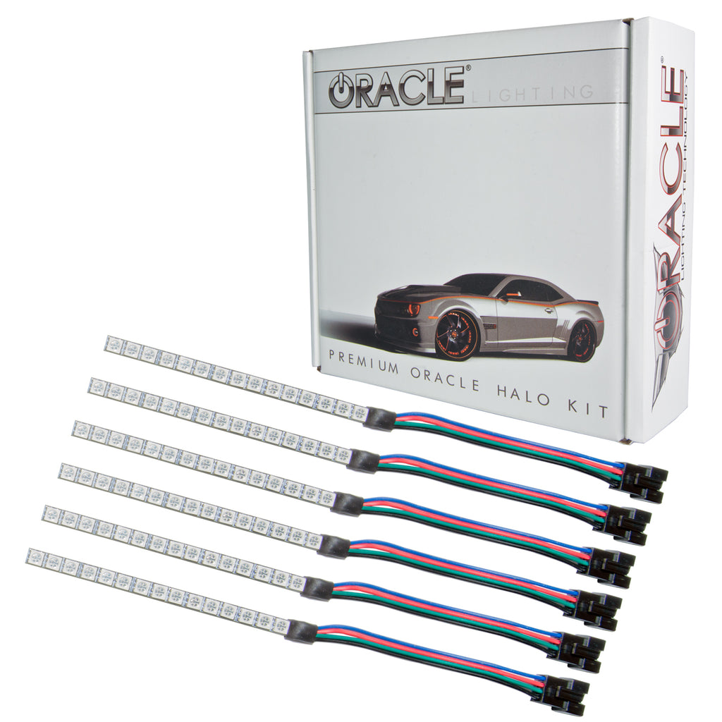 Oracle-15-17-Ford-Mustang-V6GtShelby-Drl-Upgrade-W-Halo-Kit---Colorshift-WO-Controller