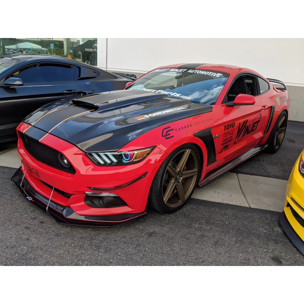 Oracle-15-17-Ford-Mustang-V6GtShelby-Dynamic-Drl-Upgrade-W-Halo-Kit---Colorshift---Dynamic