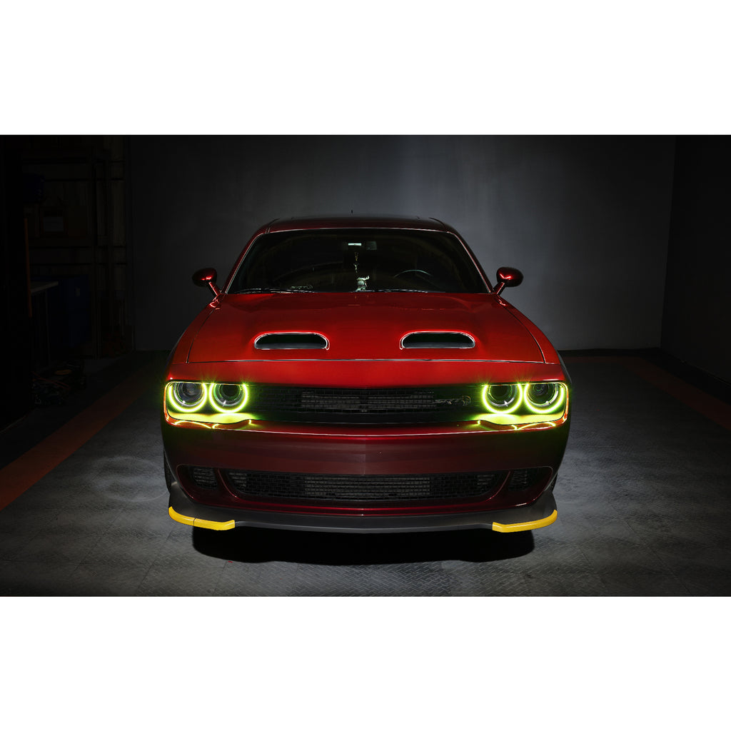 Oracle-15-21-Dodge-Challenger-Dynamic-Surface-Mount-Headlight-Halo-Kit---Colorshift---Dynamic