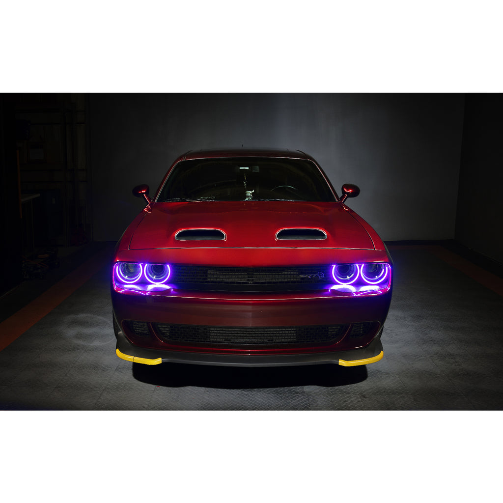 Oracle-15-21-Dodge-Challenger-Dynamic-Surface-Mount-Headlight-Halo-Kit---Colorshift---Dynamic