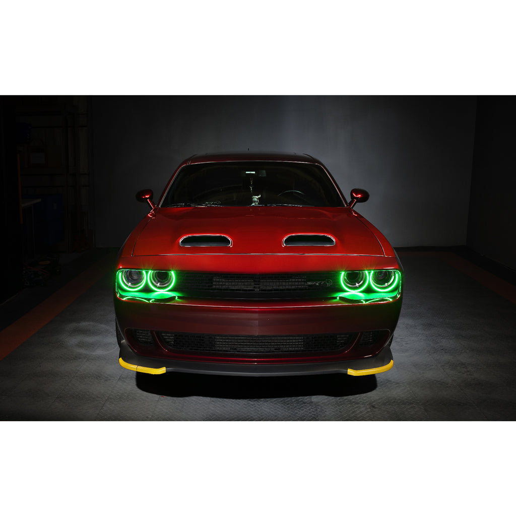 Oracle-15-21-Dodge-Challenger-Dynamic-Surface-Mount-Headlight-Halo-Kit---Colorshift---Dynamic