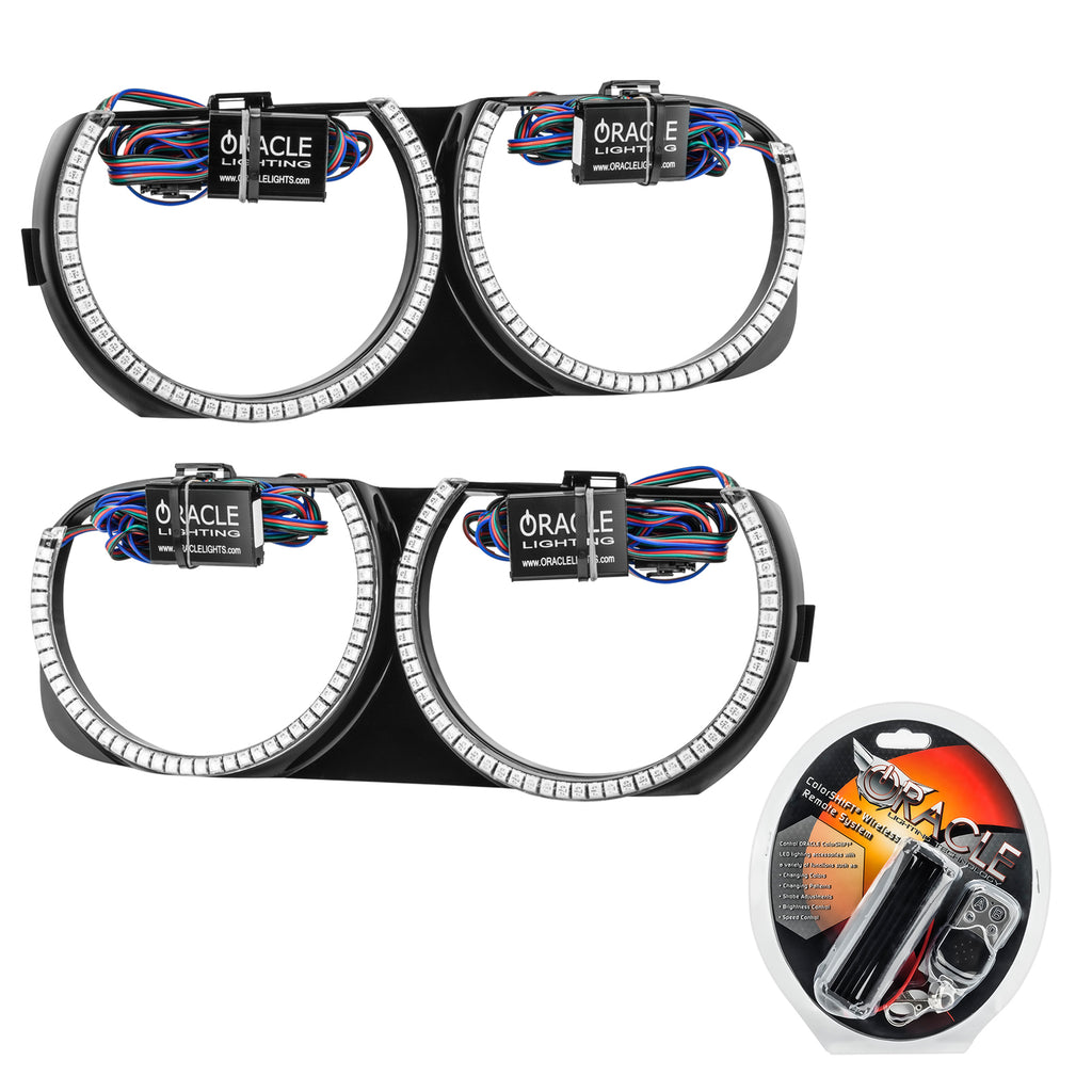 Oracle-15-21-Dodge-Challenger-Pre-Installed-Halo-Headlight-Bezel---Colorshift