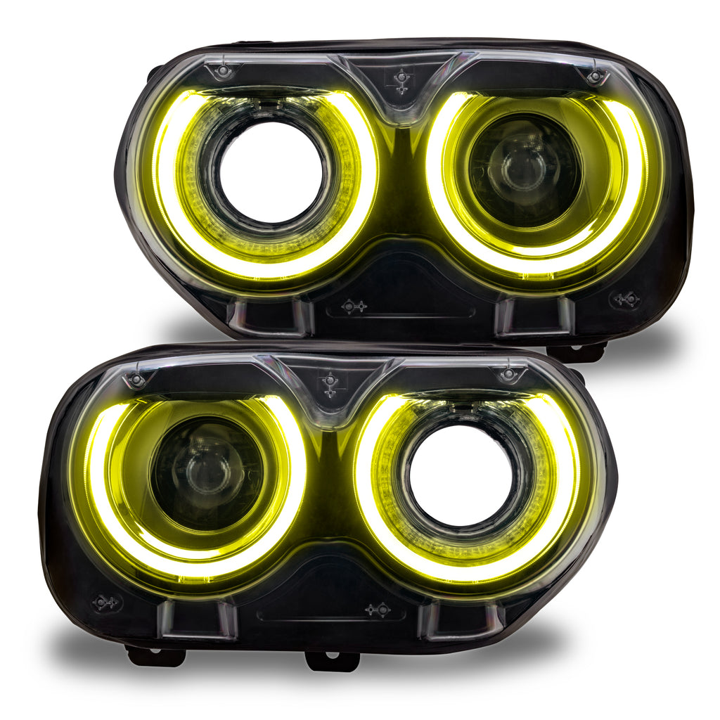 Oracle-15-21-Dodge-Challenger-RgbW-Headlight-Drl-Upgrade-Kit---Colorshift-W-Simple-Controller