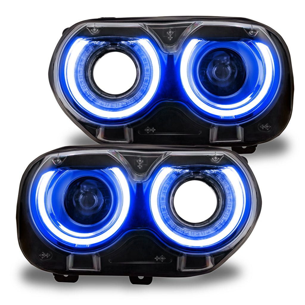 Oracle-15-21-Dodge-Challenger-RgbW-Headlight-Drl-Upgrade-Kit---ColorshiftW