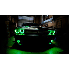 Load image into Gallery viewer, Oracle-15-21-Dodge-Challenger-Waterproof-Led-Fog-Light-Halo-Kit---Colorshift