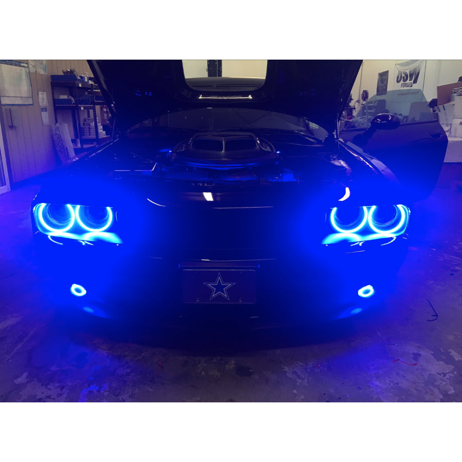 Oracle-15-21-Dodge-Challenger-Waterproof-Led-Fog-Light-Halo-Kit---Colorshift