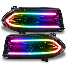 Load image into Gallery viewer, Oracle-15-21-Dodge-Charger-RgbW-Drl-Headlight-Drl-Upgrade-Kit---Colorshift-W-Simple-Controller