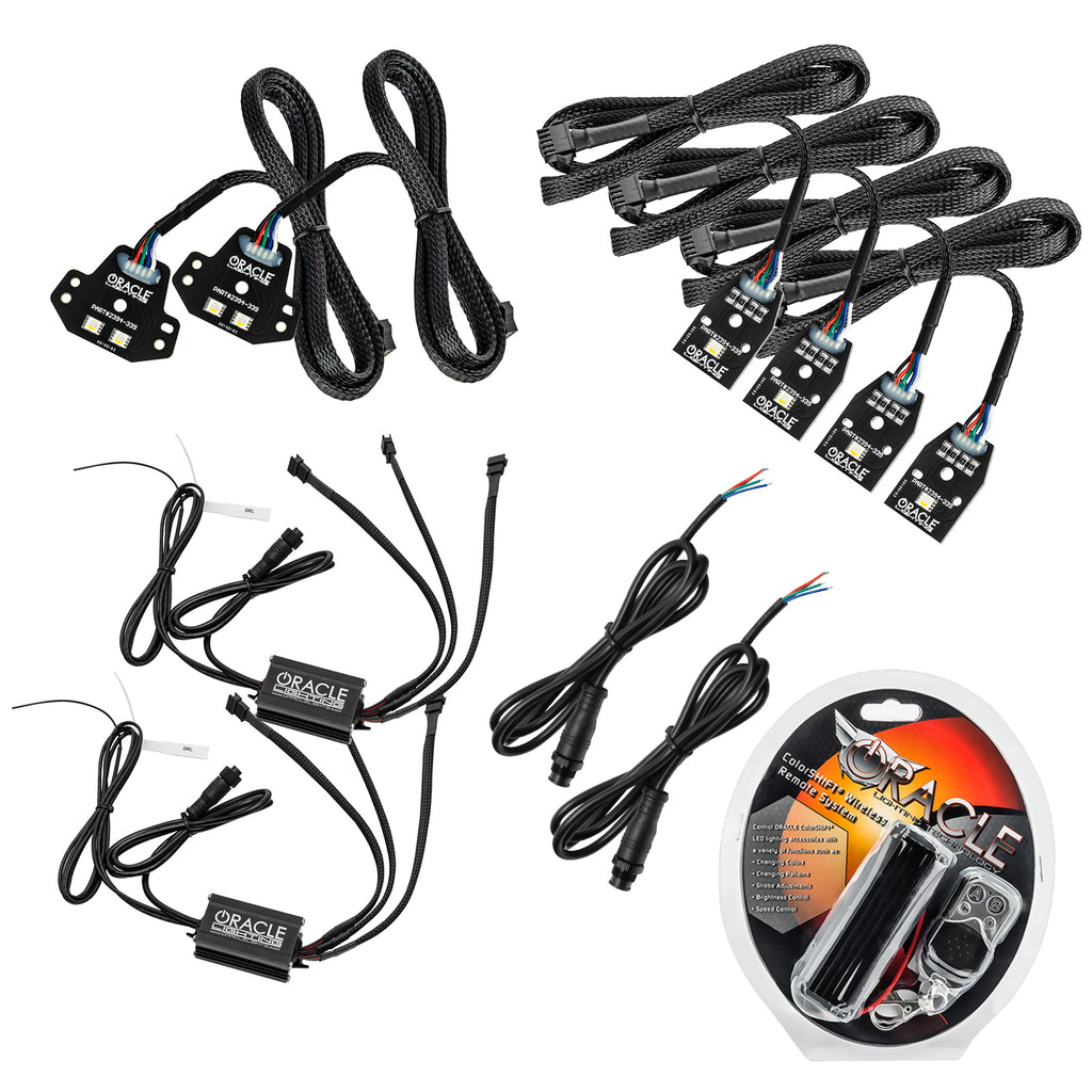 Oracle-15-21-Dodge-Charger-RgbW-Drl-Headlight-Drl-Upgrade-Kit---Colorshift