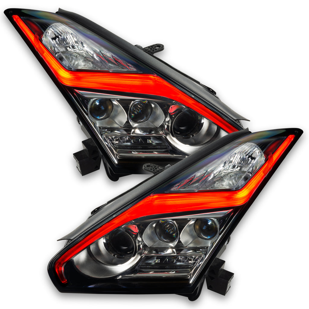 Oracle-15-21-Nissan-Gt-R-RgbW-Lightning-Bolt-Headlight-Drl-Upgrade-Kit-Colorshift-W-Bc1-Controller