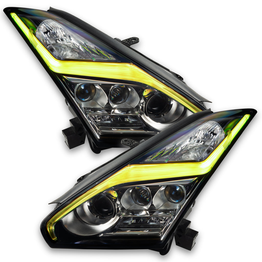 Oracle-15-21-Nissan-Gt-R-RgbW-(Lightning-Bolt)-Headlight-Drl-Upgrade-Kit---Colorshift