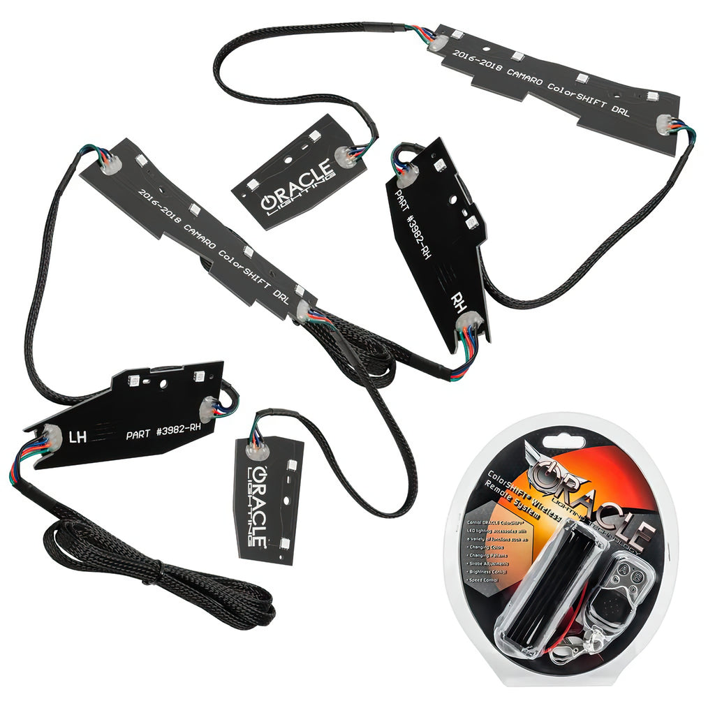 Oracle-16-18-Chevrolet-Camaro-RgbW-Headlight-Drl-Upgrade-Kit---Colorshift