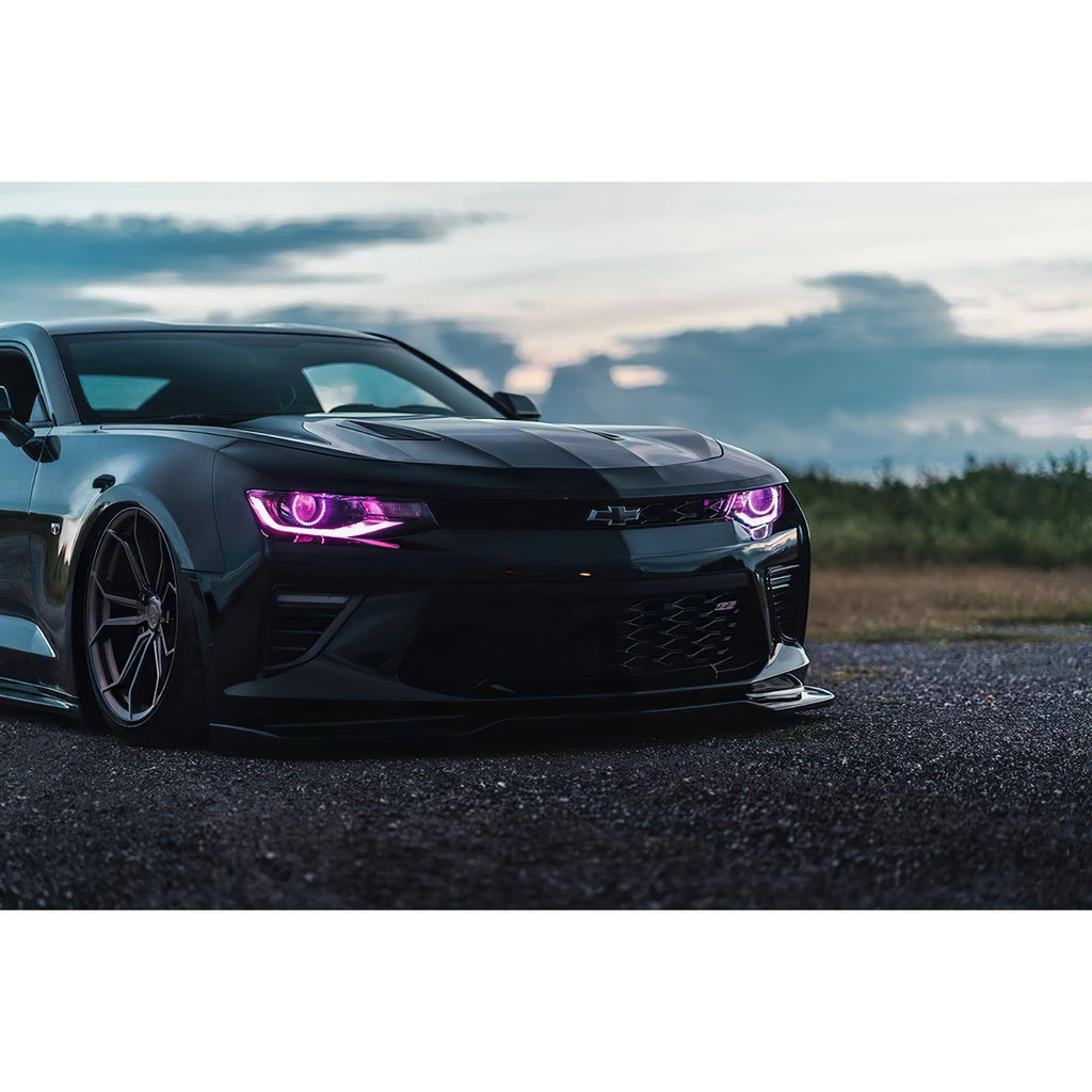 Oracle-16-18-Chevrolet-Camaro-RgbW-Headlight-Drl-Upgrade-Kit---Colorshift