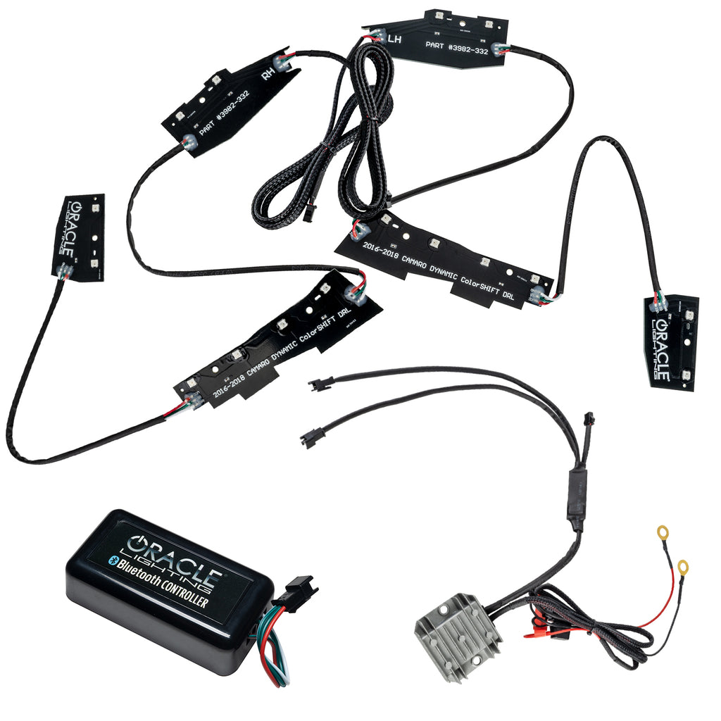 Oracle-16-18-Chevy-Camaro-Dynamic-Headlight-Drl-Upgrade-Kit---Colorshift---Dynamic