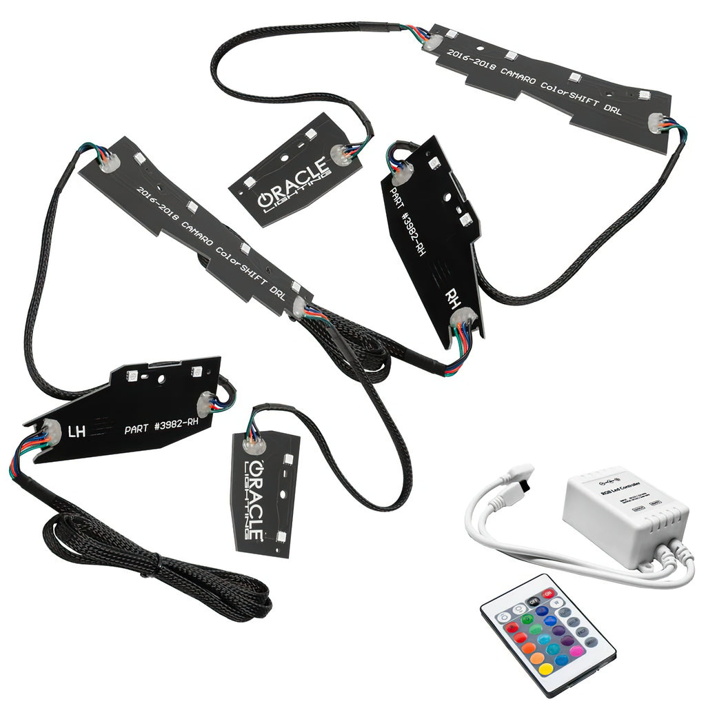 Oracle-16-18-Chevy-Camaro-RgbW-Headlight-Drl-Upgrade-Kit---Colorshift-W-Simple-Controller