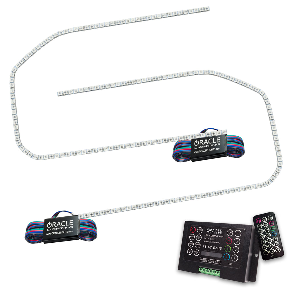 Oracle-16-18-Gmc-Sierra-Headlight-Drl-Upgrade-Kit---Colorshift-W-2.0-Controller