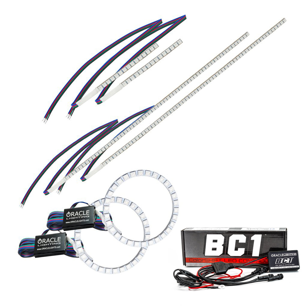 Oracle-16-18-Honda-Pilot-Drl-Upgrade-W-Halo-Kit---Colorshift-W-Bc1-Controller