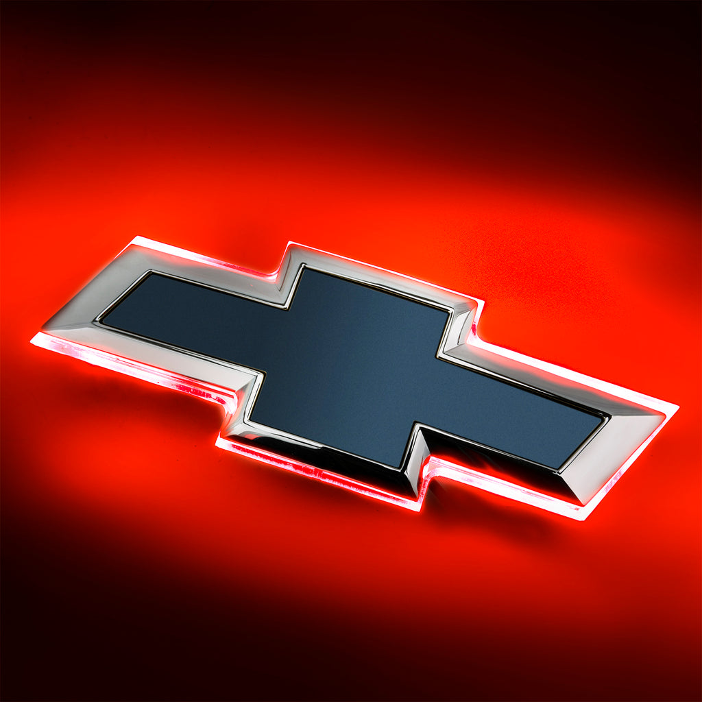 Oracle-16-19-Chevy-Camaro-Illuminated-Bowtie---Dual-Intensity---Blue-Velvet-Metal---Red