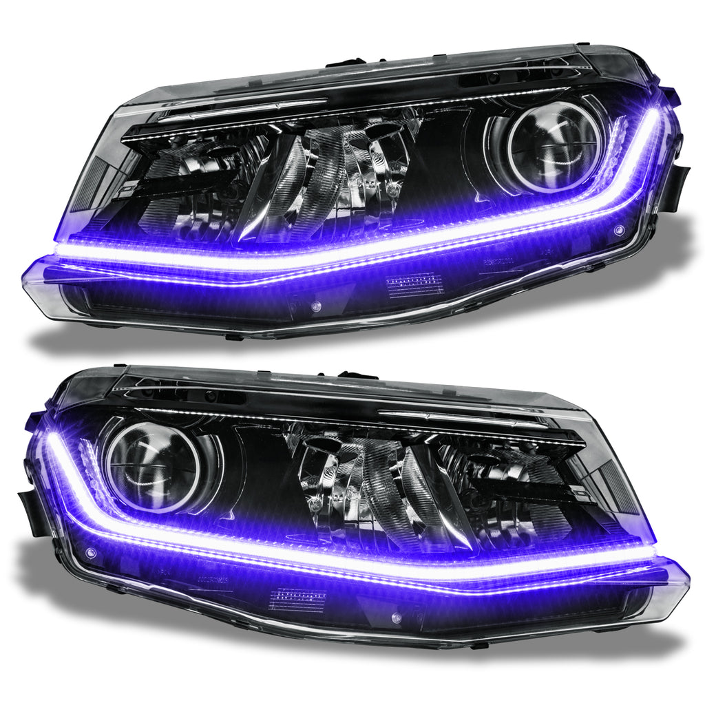 Oracle-16-21-Chevy-Camaro-Surface-Mount-Drl-Modules---Colorshift-W-Bc1-Controller