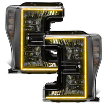 Load image into Gallery viewer, Oracle-17-19-Ford-F-250-Sd-Dynamic-Pre-Assembled-Headlights---Halogen---Black-Edition---Colorshift