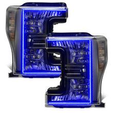 Load image into Gallery viewer, Oracle-17-19-Ford-F-250-Sd-Dynamic-Pre-Assembled-Headlights---Halogen---Black-Edition---Colorshift