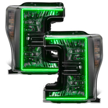 Load image into Gallery viewer, Oracle-17-19-Ford-F-250-Sd-Dynamic-Pre-Assembled-Headlights---Halogen---Black-Edition---Colorshift