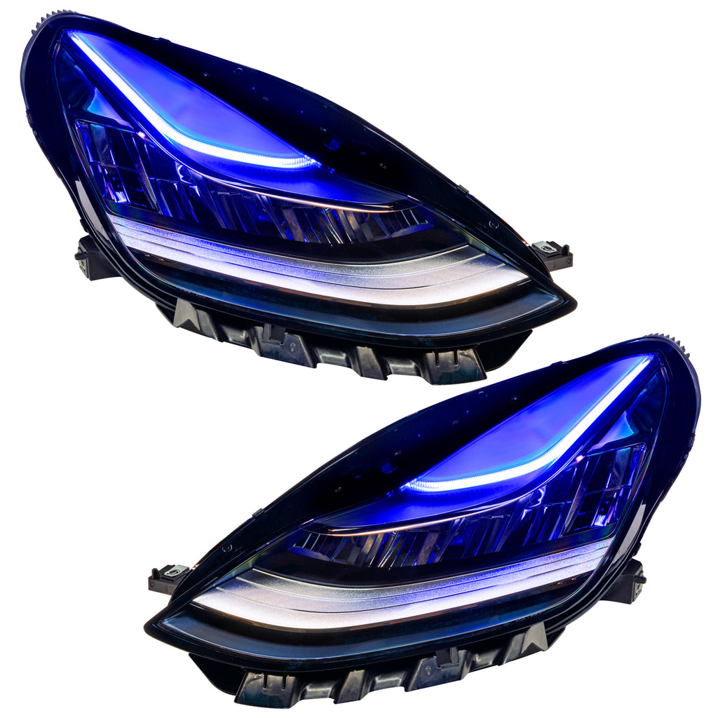 Oracle-17-21-Tesla-Model-3-Headlight-Drl-Upgrade-Kit---Colorshift-WO-Controller