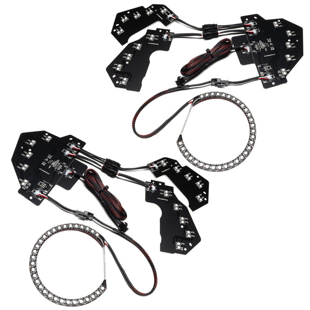 Oracle-18-21-Ford-Mustang-Dynamic-Drl-Upgrade-W-Halo-Kit--Sequential-Turn-Signal---Colorshift