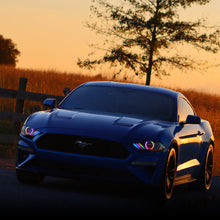Load image into Gallery viewer, Oracle-18-21-Ford-Mustang-Dynamic-Drl-Upgrade-W-Halo-Kit--Sequential-Turn-Signal---Colorshift