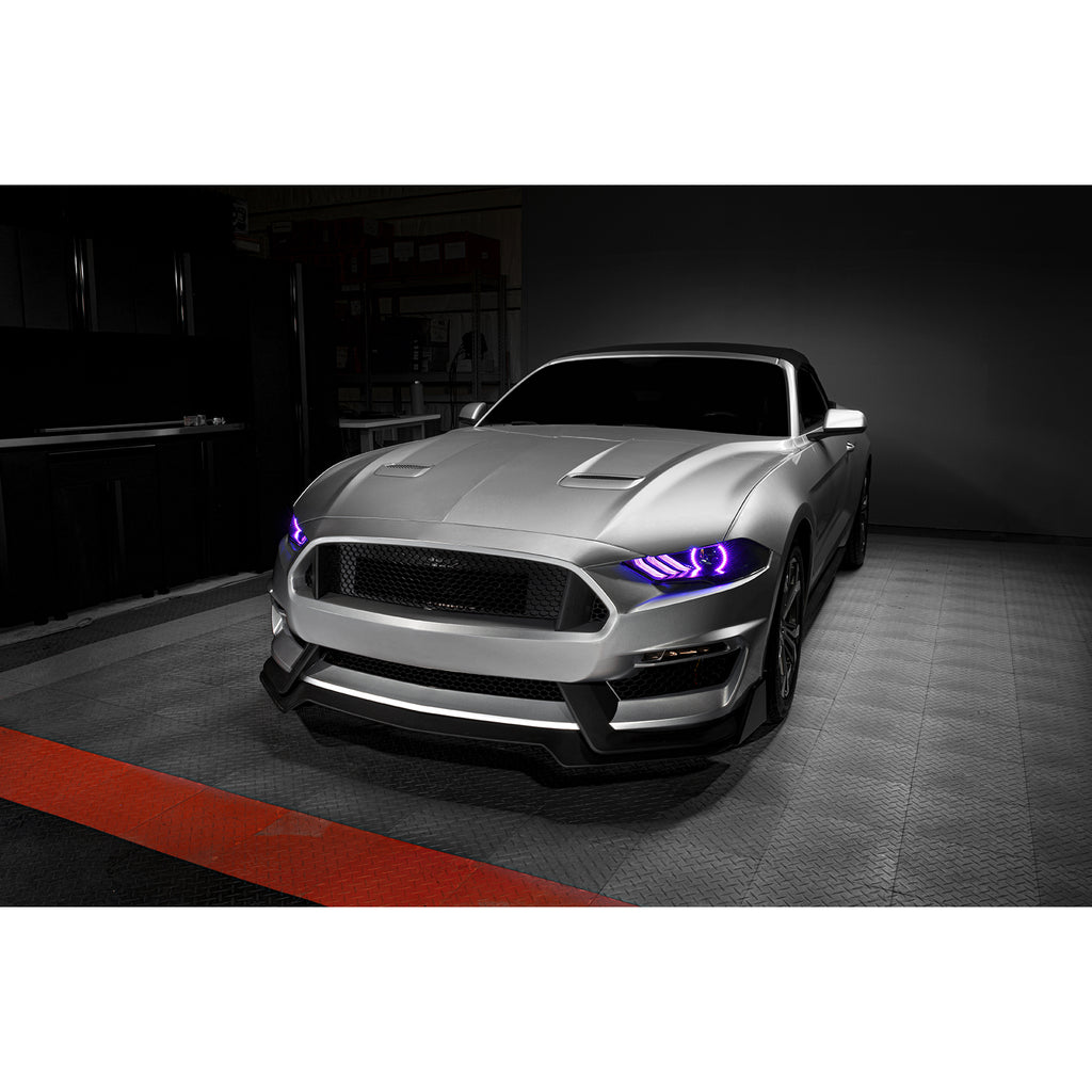 Oracle-18-21-Ford-Mustang-Dynamic-Drl-Upgrade-W-Halo-Kit--Sequential-Turn-Signal---Colorshift
