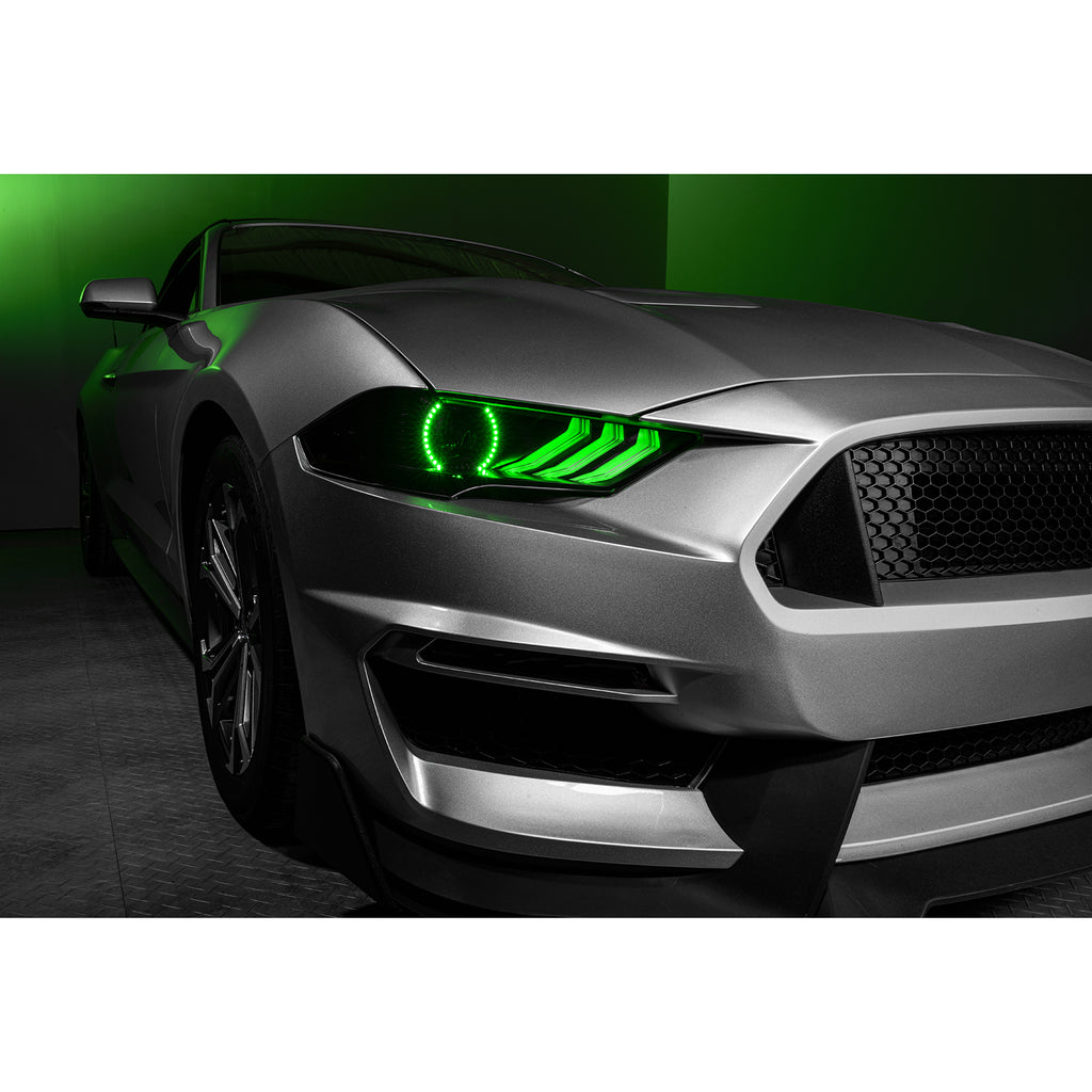 Oracle-18-21-Ford-Mustang-Dynamic-Drl-Upgrade-W-Halo-Kit--Sequential-Turn-Signal---Colorshift