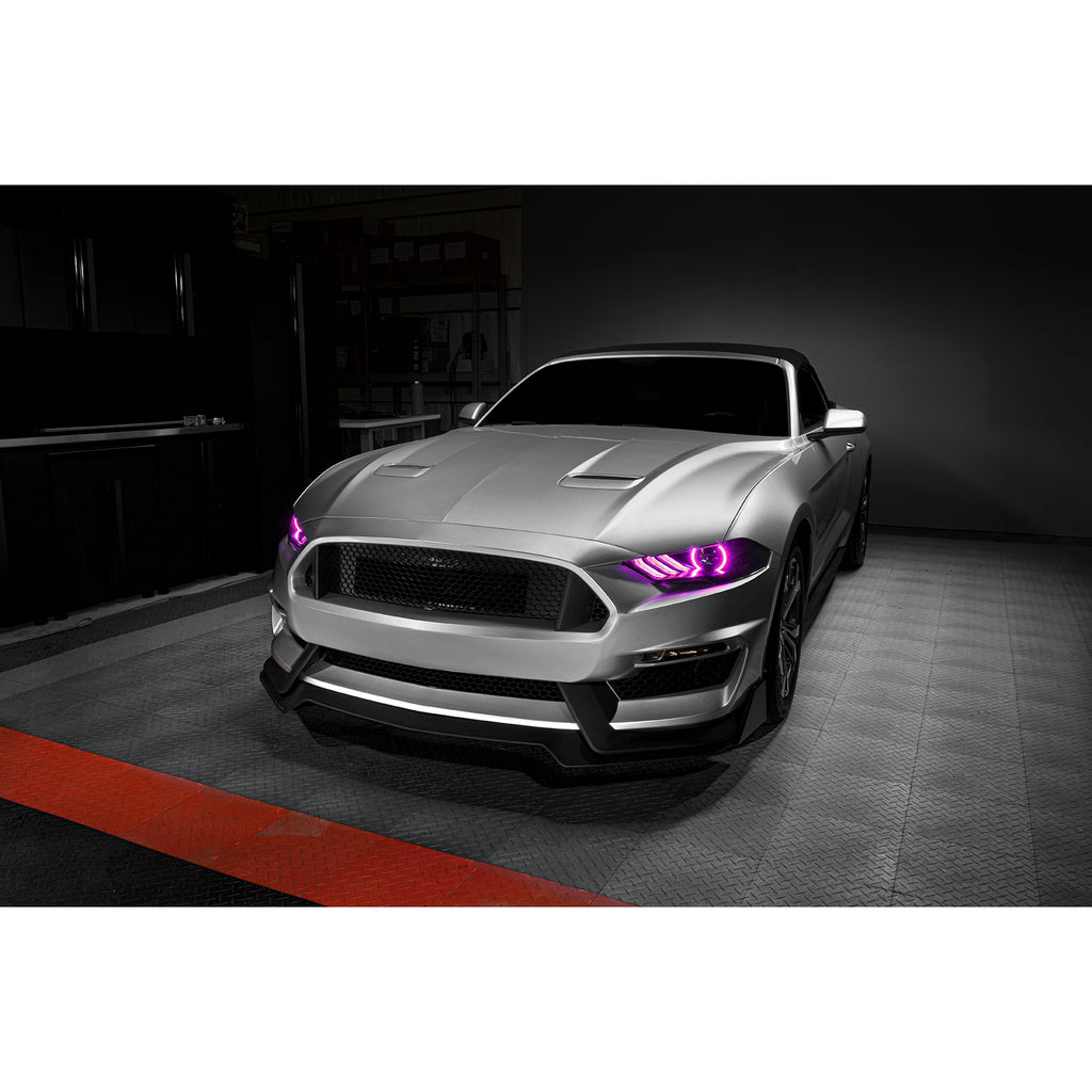 Oracle-18-21-Ford-Mustang-Dynamic-Drl-Upgrade-W-Halo-Kit--Sequential-Turn-Signal---Colorshift