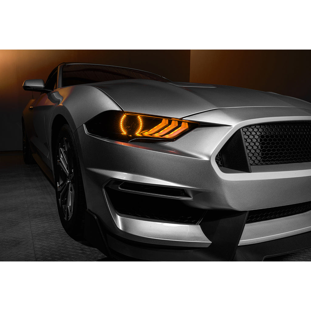 Oracle-18-21-Ford-Mustang-Dynamic-Drl-Upgrade-W-Halo-Kit--Sequential-Turn-Signal---Colorshift