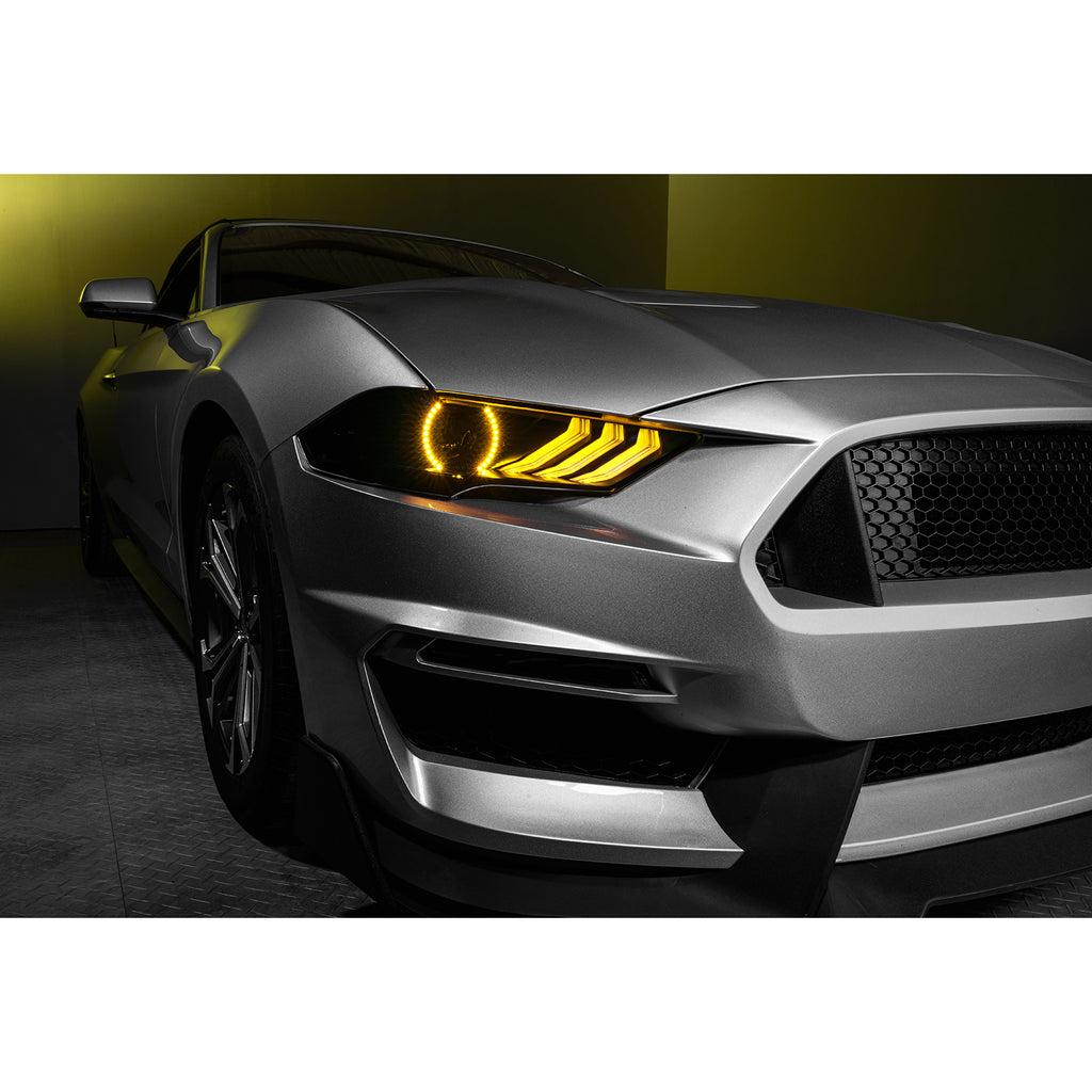 Oracle-18-21-Ford-Mustang-Dynamic-Drl-Upgrade-W-Halo-Kit--Sequential-Turn-Signal---Colorshift