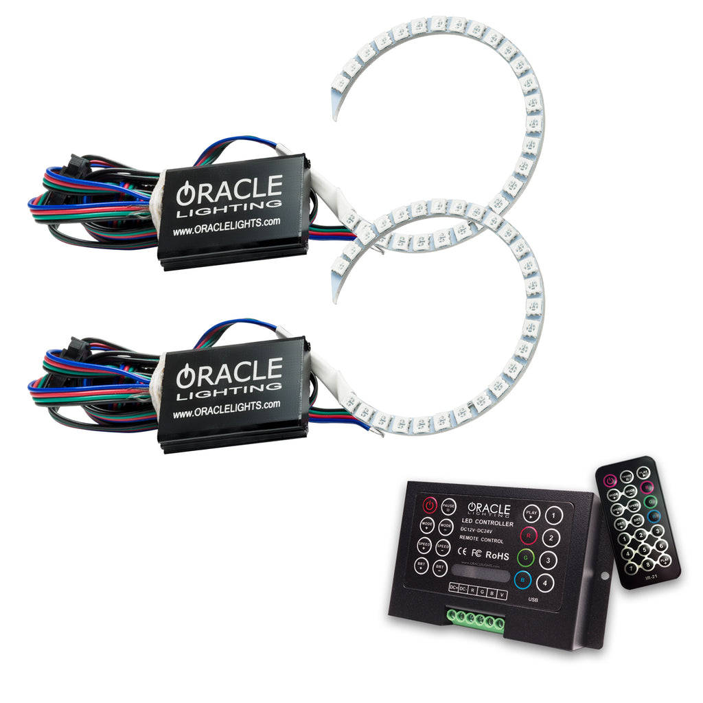 Oracle-18-21-Ford-Mustang-Led-Headlight-Halo-Kit---Colorshift-2