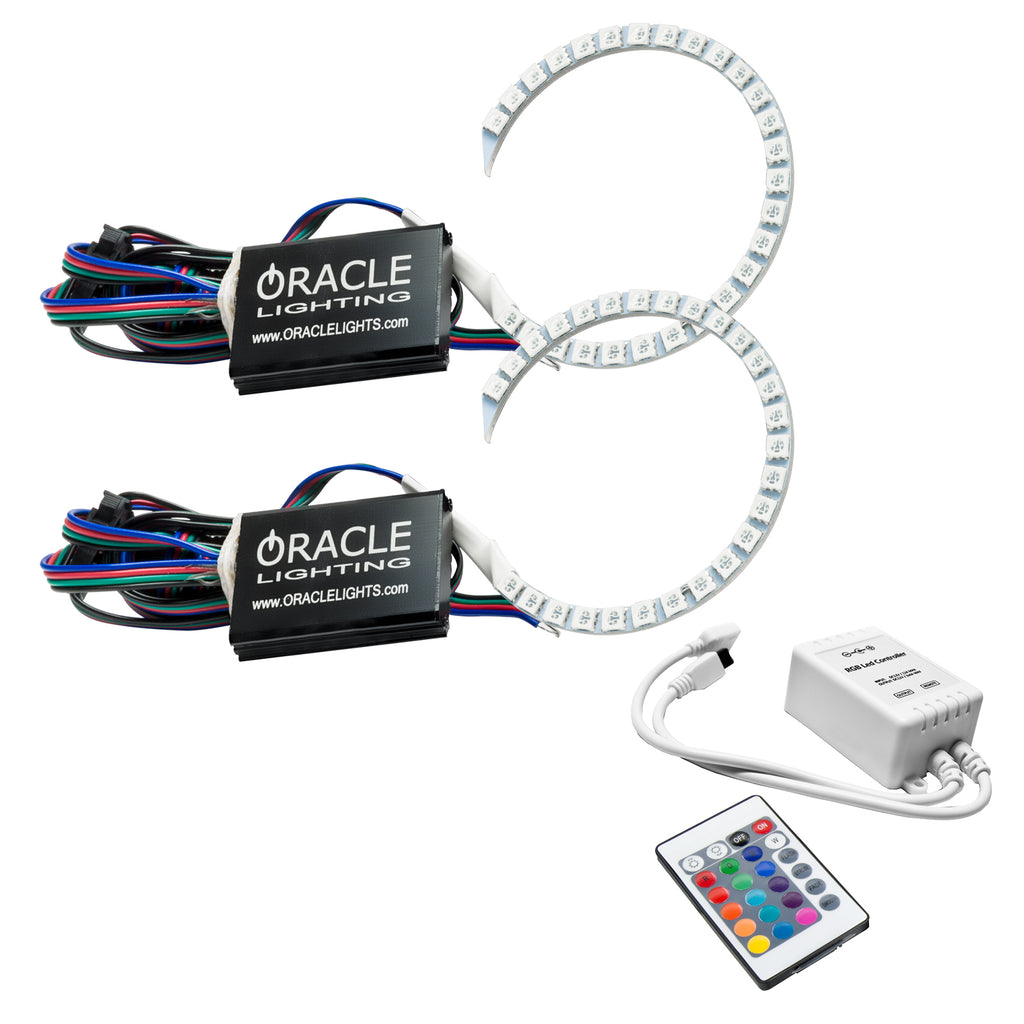 Oracle-18-21-Ford-Mustang-Led-Headlight-Halo-Kit---Colorshift-W-Simple-Controller