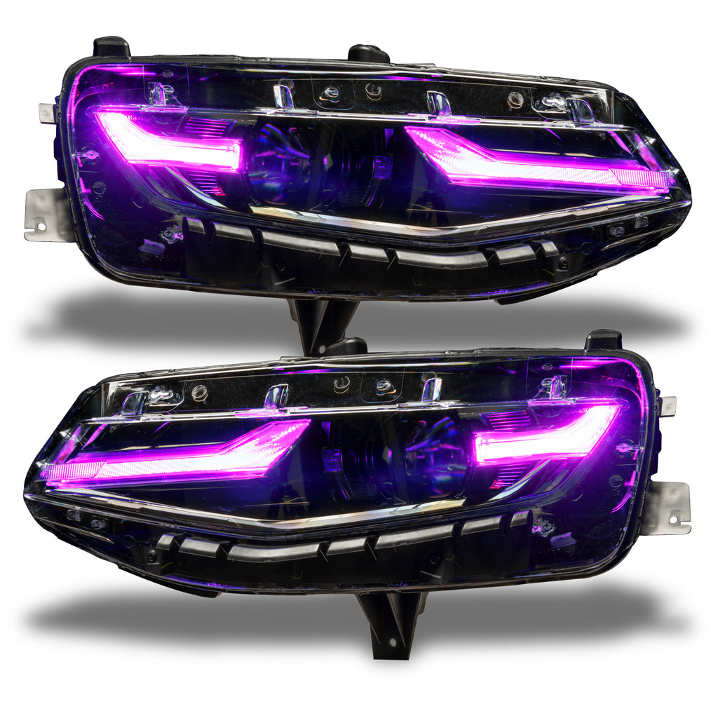 Oracle-19-21-Chevy-Camaro-LsLt-RgbA-Headlight-Drl-Upgrade-Kit---Colorshift-W-Simple-Controller
