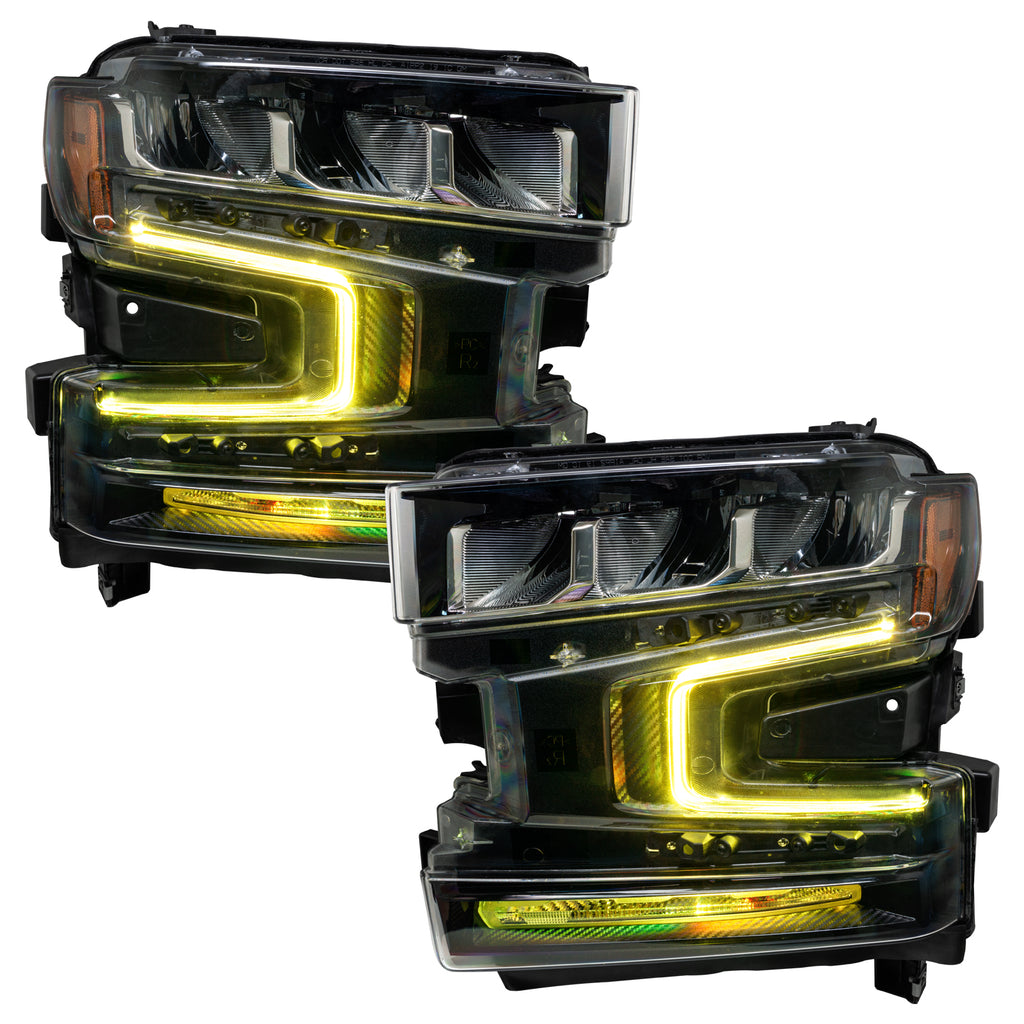 Oracle-19-21-Chevy-Silverado-1500-RgbW-Headlight-Drl-Upgrade-Kit---Colorshift-W-Simple-Controller