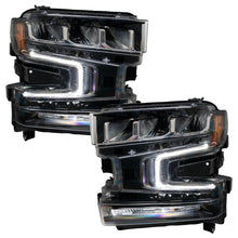Load image into Gallery viewer, Oracle-19-21-Chevy-Silverado-1500-RgbW-Headlight-Drl-Upgrade-Kit---Colorshift-WO-Controller