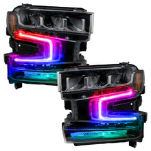Load image into Gallery viewer, Oracle-19-21-Chevy-Silverado-1500-RgbW-Headlight-Drl-Upgrade-Kit---Colorshift
