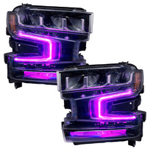 Load image into Gallery viewer, Oracle-19-21-Chevy-Silverado-1500-RgbW-Headlight-Drl-Upgrade-Kit---Colorshift