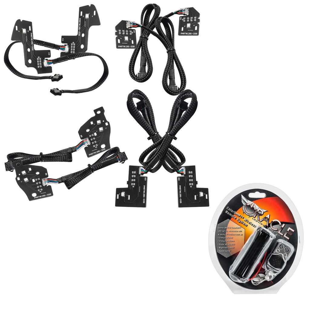 Oracle-19-21-Dodge-Ram-1500-RgbW-Headlight-Drl-Upgrade-Kit---Reflector-Led-Headlights---Colorshift
