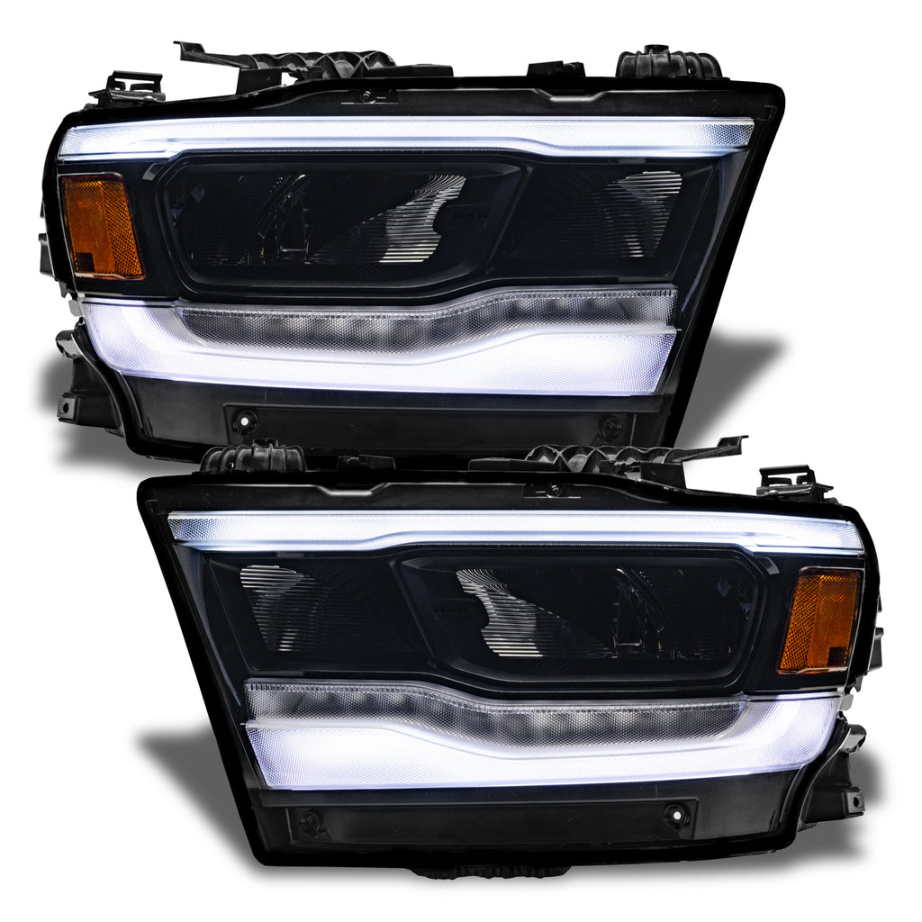 Oracle-19-21-Dodge-Ram-1500-RgbW-Headlight-Drl-Upgrade-Kit--Reflector-Led-Headlights---ColorshiftW