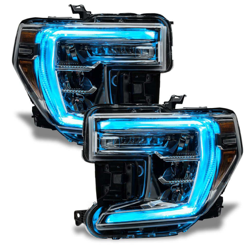 Oracle-19-21-Gmc-Sierra-1500-RgbW-Headlight-Drl-Upgrade-Kit---Colorshift-WO-Controller