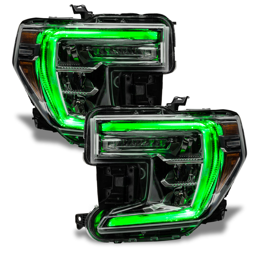 Oracle-19-21-Gmc-Sierra-1500-RgbW-Headlight-Drl-Upgrade-Kit---Colorshift-WO-Controller