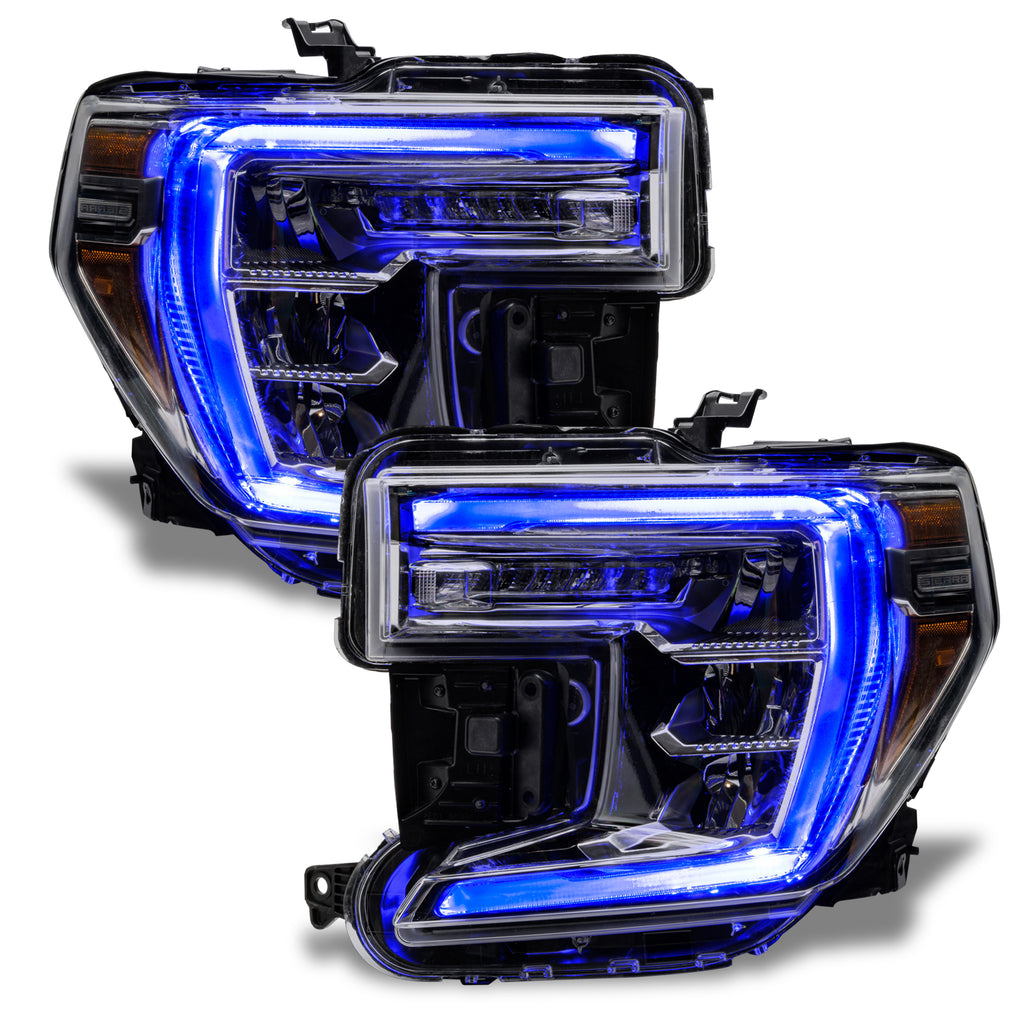 Oracle-19-21-Gmc-Sierra-1500-RgbW-Headlight-Drl-Upgrade-Kit---Colorshift-WO-Controller